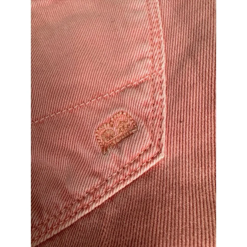 Big Star Womens Pink Capri Pants NWT Size 24 Made In USA Cotton Blend - Picture 4 of 12